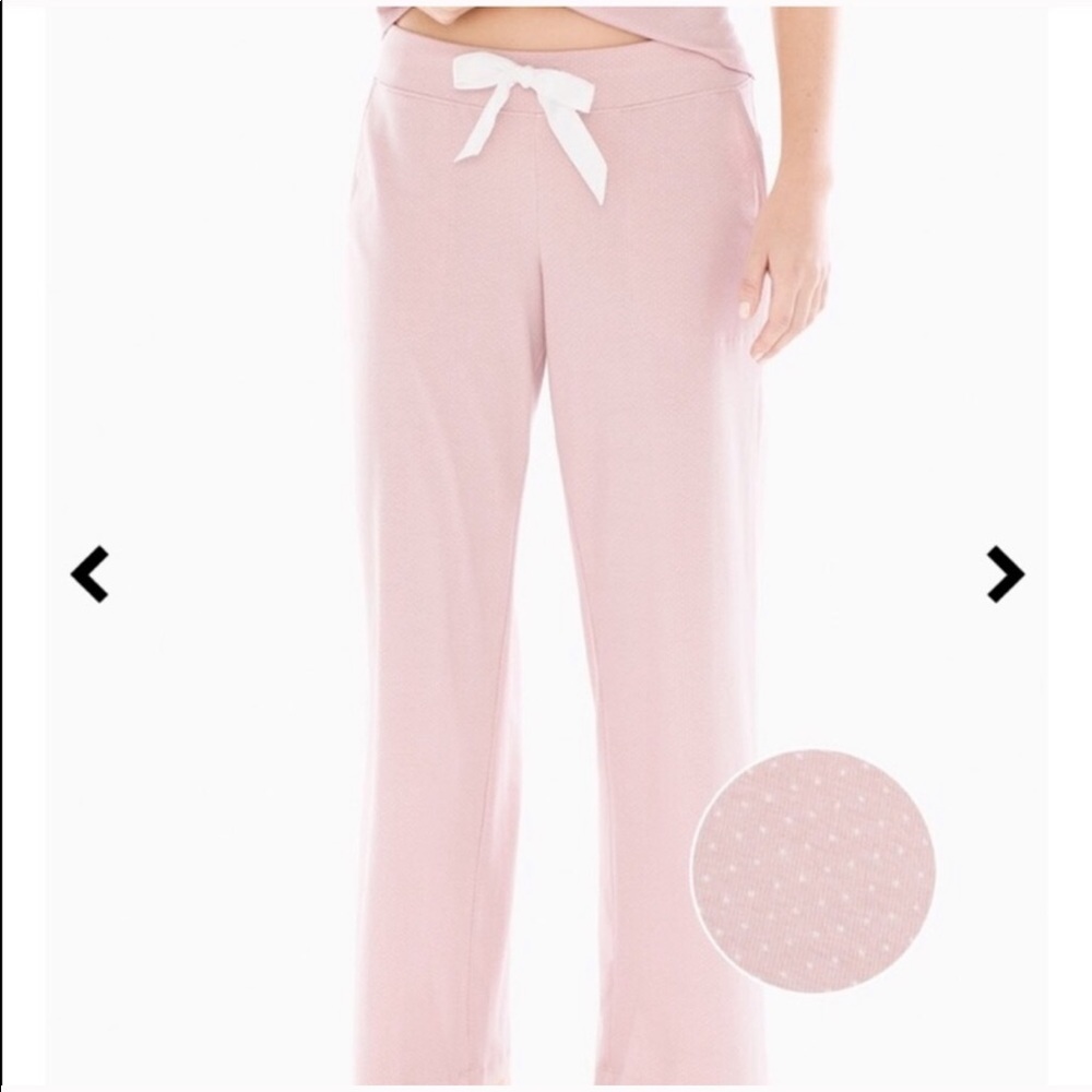 Soma Embraceable Pink Micro Dot Pajama Set Sz. M - Picture 3 of 8